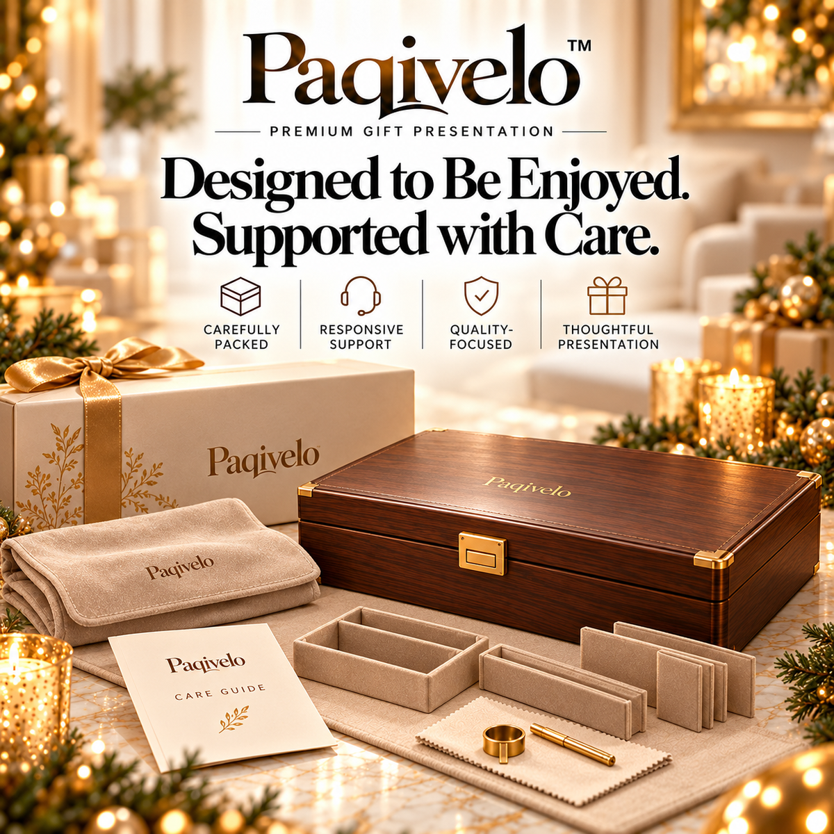Paqivelo™ Gift Presentation Valet