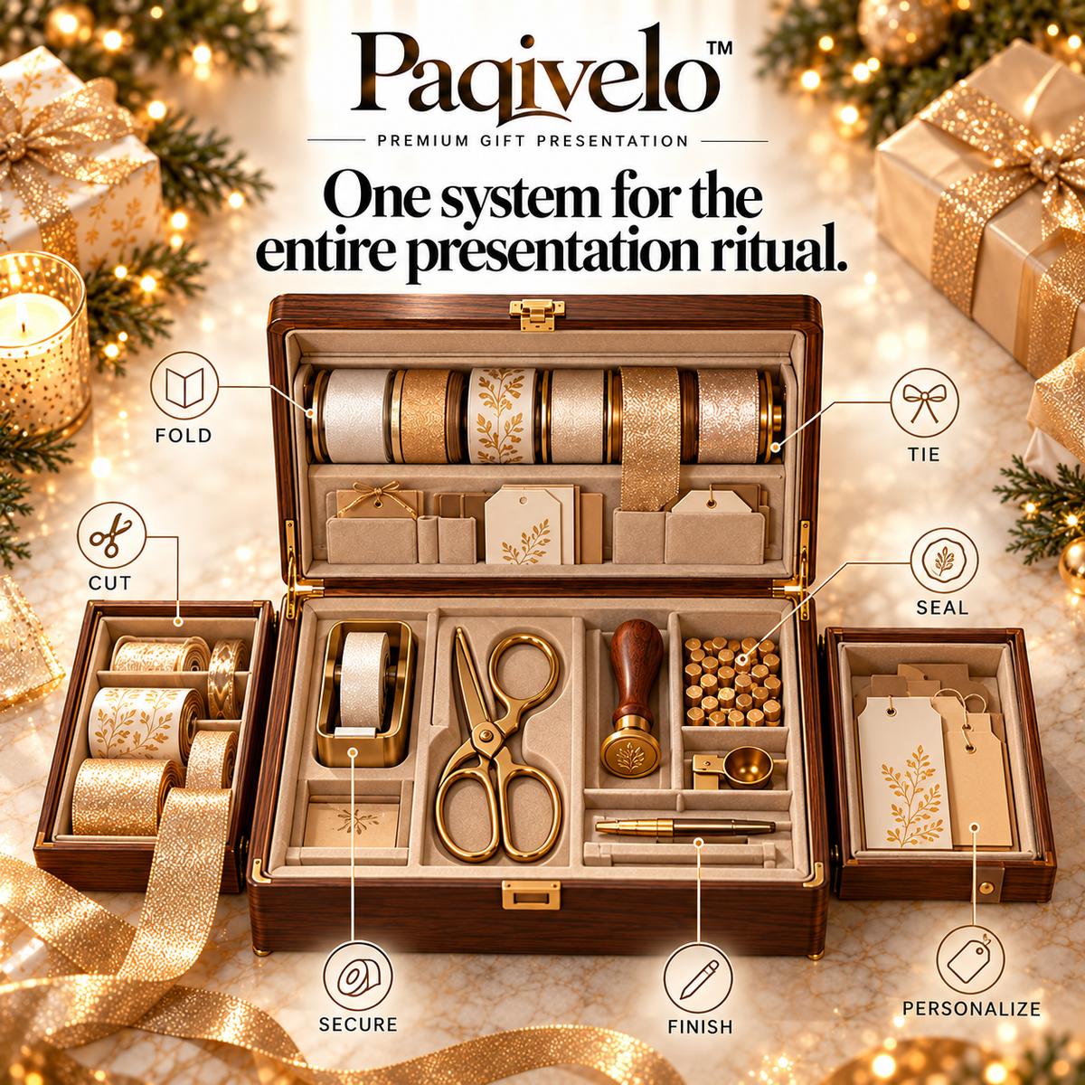 Paqivelo™ Gift Presentation Valet