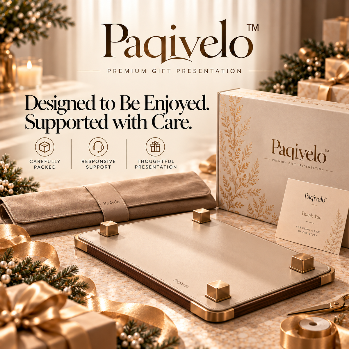 Paqivelo™ Magnetic Gift-Wrap Work Surface